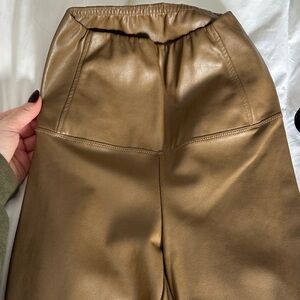 Aritzia Leather Pants Daria leggings.